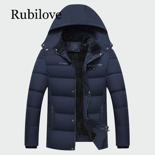 rubilove winter men's thick coats warm male jackets padded casual hooded parka new men overcoats mens brand clothing, Black
rubilove winter men's thick coats warm male jackets padded casual hooded parka new men overcoats mens brand clothing, Black