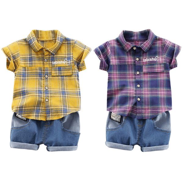 малыш ребенок мальчик одежда плед топы футболка + шорты брюки костюмы с коротким рукавом одежда детская одежда набор, White 
малыш ребенок мальчик одежда плед топы футболка + шорты брюки костюмы с коротким рукавом одежда детская одежда набор, White