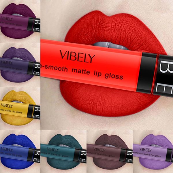 new matte lipstick makeup lasting waterproof liquid lip gloss lipstick colorful lipgloss nude women non-stick cup makeup cosmetic
new matte lipstick makeup lasting waterproof liquid lip gloss lipstick colorful lipgloss nude women non-stick cup makeup cosmetic
