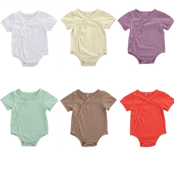 jumpsuits infant baby girl boy cotton rompers button summer girls solid color v-neck jumpsuit short sleeve romper born clothes, Blue
jumpsuits infant baby girl boy cotton rompers button summer girls solid color v-neck jumpsuit short sleeve romper born clothes, Blue