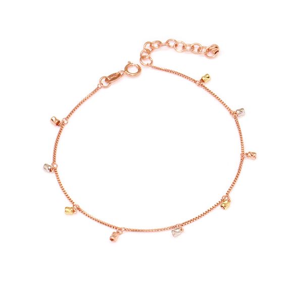18k color gold hanging small cylinder box bracelet 18k gold bracelet female models, Golden;silver
18k color gold hanging small cylinder box bracelet 18k gold bracelet female models, Golden;silver