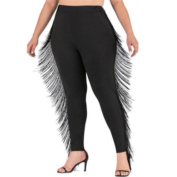 женщины конструктор sexy поножи 4xl мода женский capris с кисточкой вскользь тощий дамы брюки карандаш, Black
женщины конструктор sexy поножи 4xl мода женский capris с кисточкой вскользь тощий дамы брюки карандаш, Black