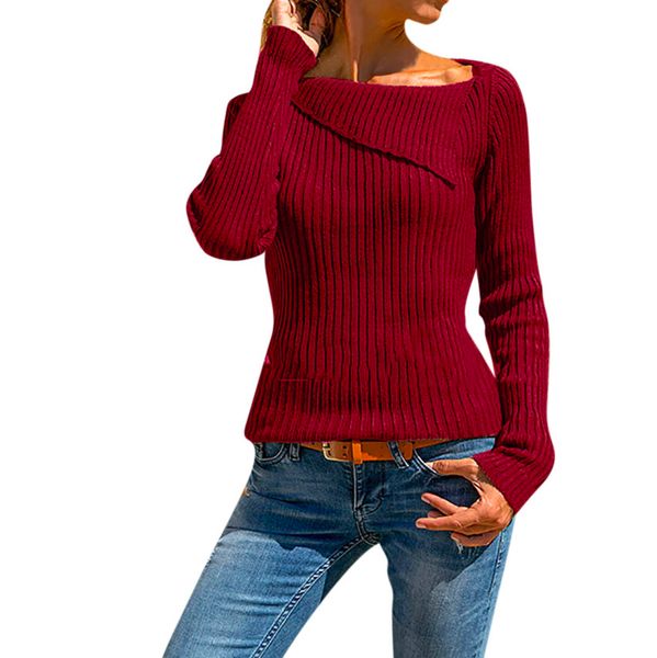 solid sweater women autumn winter long sleeve sweater pullover jumper sueter feminino irregular collar d90703, White;black
solid sweater women autumn winter long sleeve sweater pullover jumper sueter feminino irregular collar d90703, White;black