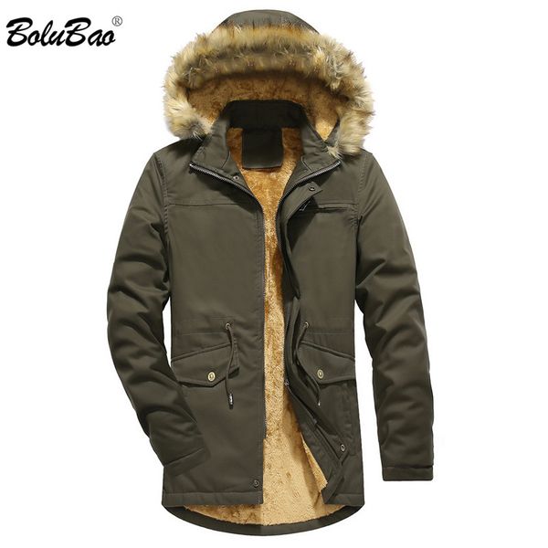 bolubao new warm men's winter jacket parka thick warm fur collar long jacket men windproof hooded parka coat, Black
bolubao new warm men's winter jacket parka thick warm fur collar long jacket men windproof hooded parka coat, Black