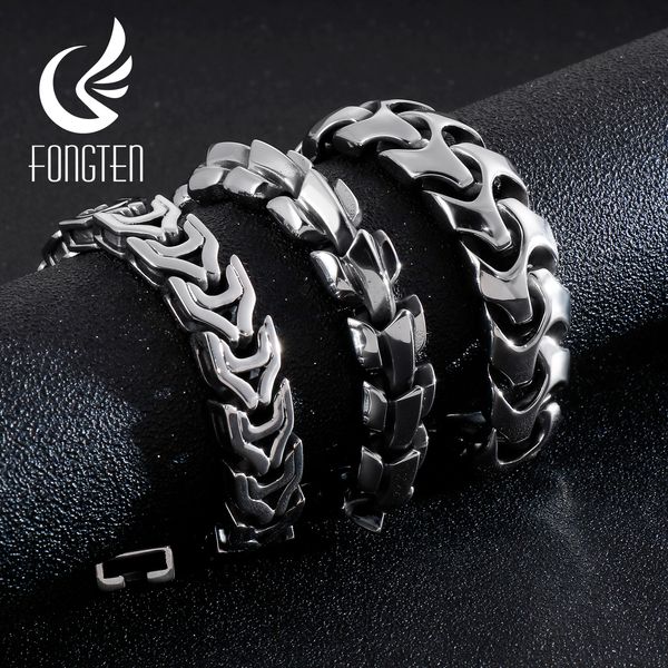 fongten viking cuban bracelet men punk rock retro stainless steel link charm chain male bracelets bangle jewelry, Golden;silver
fongten viking cuban bracelet men punk rock retro stainless steel link charm chain male bracelets bangle jewelry, Golden;silver