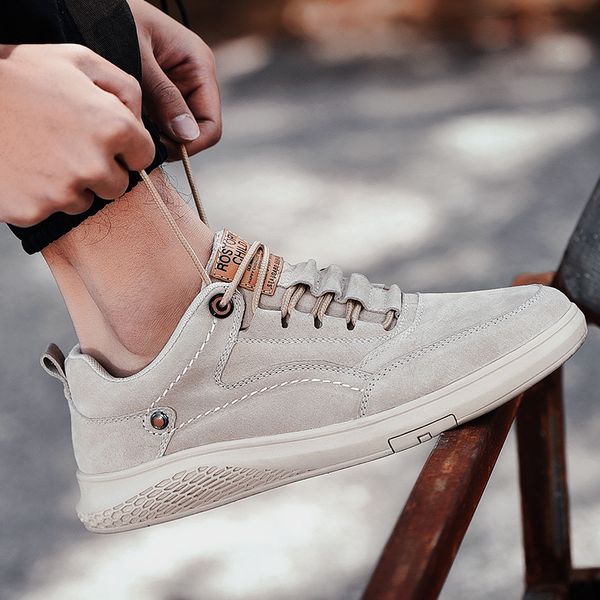 2020 vastwave pig skin leather mens casual shoes slip resistent rubber man leisure leather shoes for male canvas shoe 
2020 vastwave pig skin leather mens casual shoes slip resistent rubber man leisure leather shoes for male canvas shoe