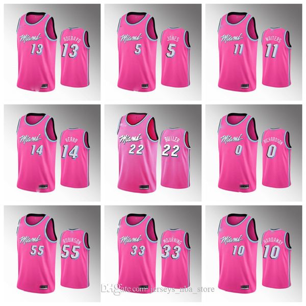 miami heat men tyler herro pink 2019-20 vicewave basketball jersey bam adebayo kendrick nunn jimmy butler goran dragic robinson, Black;red
miami heat men tyler herro pink 2019-20 vicewave basketball jersey bam adebayo kendrick nunn jimmy butler goran dragic robinson, Black;red