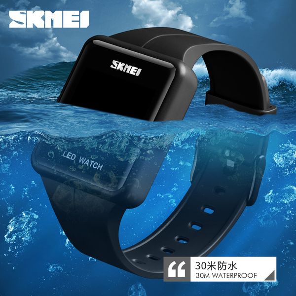 skmei men women digital watch 3bar waterproof pu strap outdoor sport watch pu strap simple led light big figure display clock, Slivery;brown
skmei men women digital watch 3bar waterproof pu strap outdoor sport watch pu strap simple led light big figure display clock, Slivery;brown