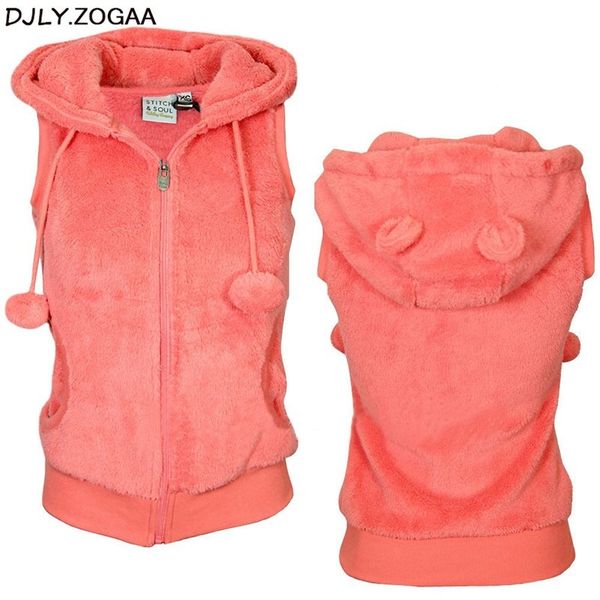 women's vests zogaa fur vest coat winter warm soft fleece hooded outwear female fashion casual thicken jacket solid, Black;white
women's vests zogaa fur vest coat winter warm soft fleece hooded outwear female fashion casual thicken jacket solid, Black;white