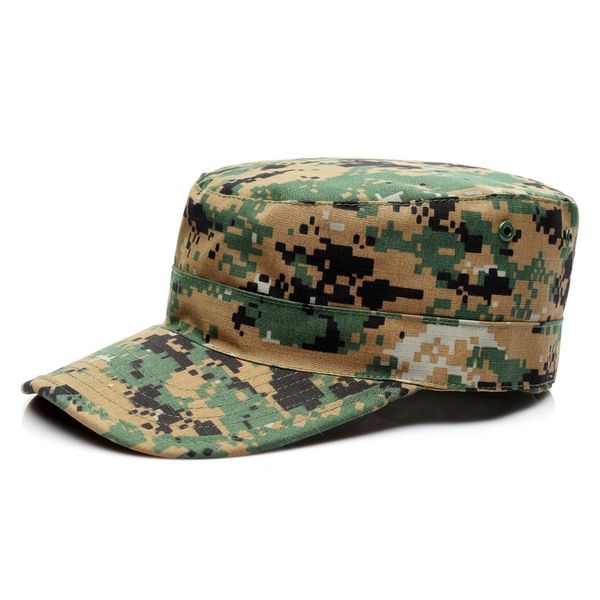 men summer army cap tactical camouflage hunting skin-friendly breathable hat outdoor sports fishing flat baseball camo cap, Black;white
men summer army cap tactical camouflage hunting skin-friendly breathable hat outdoor sports fishing flat baseball camo cap, Black;white
