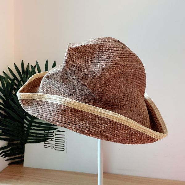 empress manilla straw female summer irregular folded basin color matching fisherman fisherman sunscreen sunscreen hat hat, Blue;gray
empress manilla straw female summer irregular folded basin color matching fisherman fisherman sunscreen sunscreen hat hat, Blue;gray