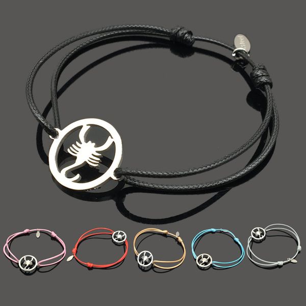 scorpion stainless steel can adjust rope bracelet stainless steel pendeloque cut bracelet, Golden;silver
scorpion stainless steel can adjust rope bracelet stainless steel pendeloque cut bracelet, Golden;silver