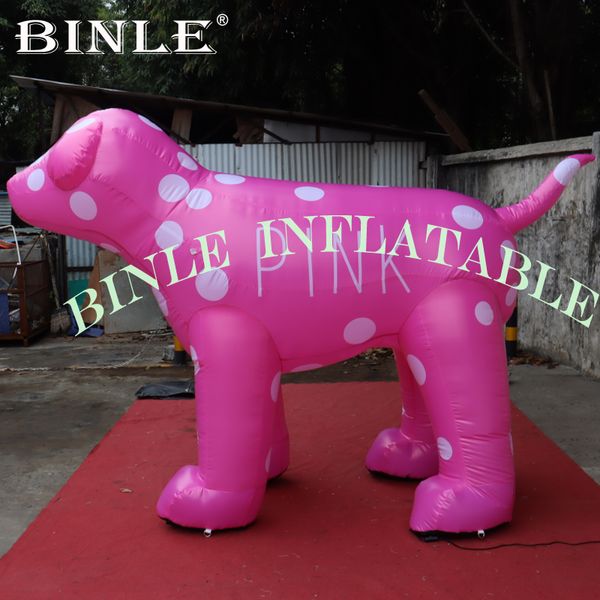 outdoor giant inflatable pink dog with dots inflatable spotted dog animal cartoon for advertising
outdoor giant inflatable pink dog with dots inflatable spotted dog animal cartoon for advertising