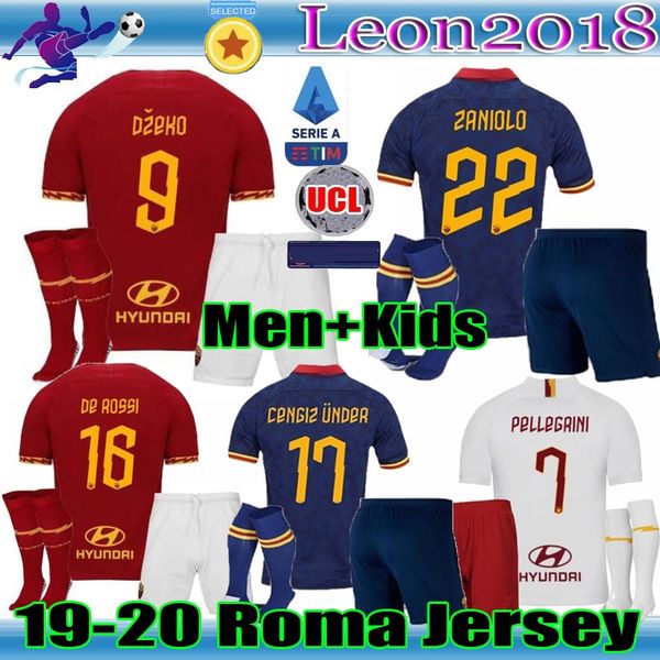 kids kit 19 20 as roma home soccer jerseys 2019 2020 pastore dzeko zaniolo el shaarawy third football shirts, Black
kids kit 19 20 as roma home soccer jerseys 2019 2020 pastore dzeko zaniolo el shaarawy third football shirts, Black