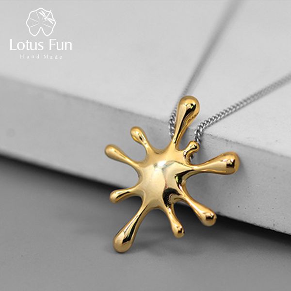Lotus Fun Real 925 Sterling Silver Natural Creative Handmade Designer Fine Jewelry Splashing Metal Pendant without Necklace
Lotus Fun Real 925 Sterling Silver Natural Creative Handmade Designer Fine Jewelry Splashing Metal Pendant without Necklace