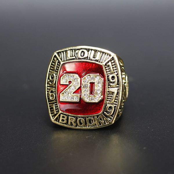 hall of fame baseball 1961 1979 #20 lou brock team champions championship ring with wooden display box souvenir men fan gift 2020, Golden;silver
hall of fame baseball 1961 1979 #20 lou brock team champions championship ring with wooden display box souvenir men fan gift 2020, Golden;silver