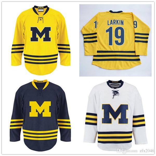 custom ncaa 14-15 michigan wolverines #19 dylan larkin #71 away hokcey jersey blue white yellow college hockey wears stitched brand logo, Black
custom ncaa 14-15 michigan wolverines #19 dylan larkin #71 away hokcey jersey blue white yellow college hockey wears stitched brand logo, Black