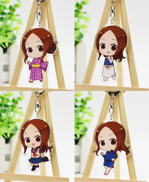 anime karakai jouzu no takagi-san cartoon pattern acrylic pendant cosplay prop keychain backpack decor keyring for boy girl 1pc, Silver
anime karakai jouzu no takagi-san cartoon pattern acrylic pendant cosplay prop keychain backpack decor keyring for boy girl 1pc, Silver