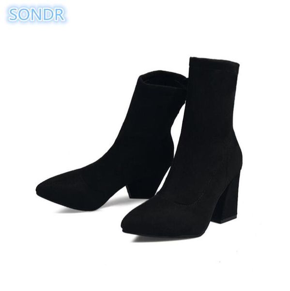 sondr 2018 весной и осенью новый трикотажные эластичные сапоги дымоход носки сапоги в трубке указал на высоких каблуках, Black
sondr 2018 весной и осенью новый трикотажные эластичные сапоги дымоход носки сапоги в трубке указал на высоких каблуках, Black
