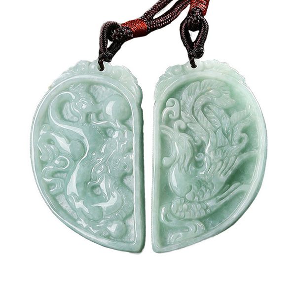 qianxu burma jade necklace pendant phoenix and dragon pendant jewelry for lovers men's jewelry women's jewelry, Silver
qianxu burma jade necklace pendant phoenix and dragon pendant jewelry for lovers men's jewelry women's jewelry, Silver