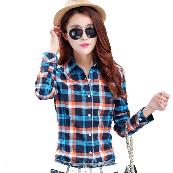 woman blouses for women autumn women fashion plaid cotton shirt female college style blouses long sleeve shirts plus size 5xl, White
woman blouses for women autumn women fashion plaid cotton shirt female college style blouses long sleeve shirts plus size 5xl, White
