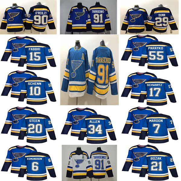 st. louis blues 90 ryan o'reilly 91 vladimir 50 binnington 7 maroon 17 schwartz 10 schenn 6 edmundson backes hockey jerseys, Black;red
st. louis blues 90 ryan o'reilly 91 vladimir 50 binnington 7 maroon 17 schwartz 10 schenn 6 edmundson backes hockey jerseys, Black;red
