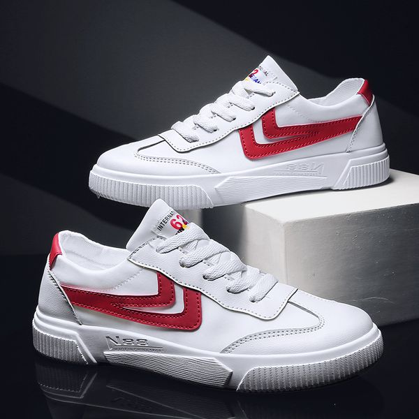 bigfirse men fashion sneaker comfortable soft man casual shoes flat zapatillas mujer 2019 trend lace-up leisure white skate shoe, Black
bigfirse men fashion sneaker comfortable soft man casual shoes flat zapatillas mujer 2019 trend lace-up leisure white skate shoe, Black