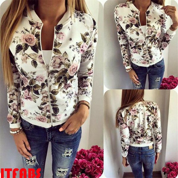 2019 womens ladies retro floral zipper up bomber jacket casual coat outwear us, Black;brown
2019 womens ladies retro floral zipper up bomber jacket casual coat outwear us, Black;brown