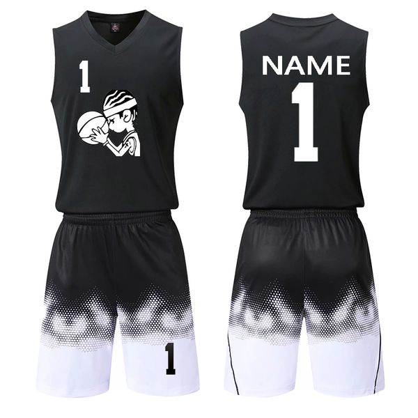 2020 kids child youth basketball jerseys uniforms college mens basketbal shirts shorts set sports clothes customized print diy, Black
2020 kids child youth basketball jerseys uniforms college mens basketbal shirts shorts set sports clothes customized print diy, Black