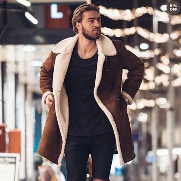 мужчины fur ватки зимы пальто шинель нагрудные теплая куртка пушистый верхняя одежда искусственного меха овечьей шерсти зимы куртки теплые п, Black
мужчины fur ватки зимы пальто шинель нагрудные теплая куртка пушистый верхняя одежда искусственного меха овечьей шерсти зимы куртки теплые п, Black