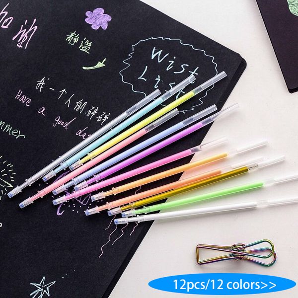 60pcs/lot Flash Ballpoint Gel Pen Highlight Refill Color Full Shinning Refill Painting Pen Drawing Color Pen
60pcs/lot Flash Ballpoint Gel Pen Highlight Refill Color Full Shinning Refill Painting Pen Drawing Color Pen