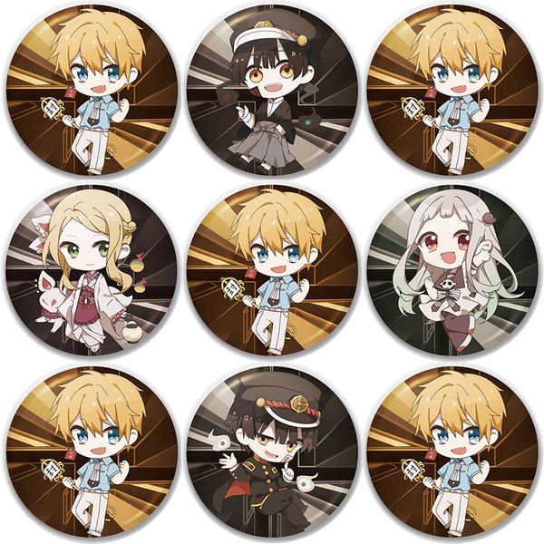 round ladies toilet-bound hanako-kun women brooch charms fashion pendant badges enamel pins couples trendy party metal broszka, Gray
round ladies toilet-bound hanako-kun women brooch charms fashion pendant badges enamel pins couples trendy party metal broszka, Gray