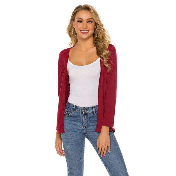 new women thin kimono cardigan long sleeve loose asymmetric hem short cardigan women outerwear clothings, Black;brown
new women thin kimono cardigan long sleeve loose asymmetric hem short cardigan women outerwear clothings, Black;brown
