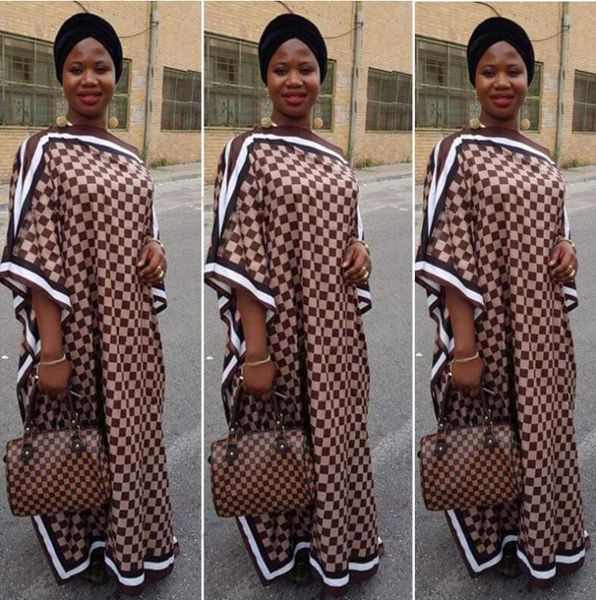 african dress imitation silk maxi dress lattice printing loose long robes summer casual dresses women clothing plus size, Black;gray
african dress imitation silk maxi dress lattice printing loose long robes summer casual dresses women clothing plus size, Black;gray