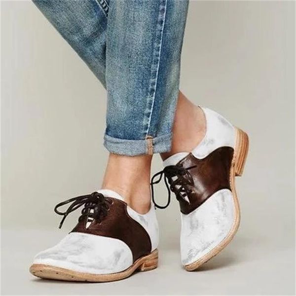 ecn flat women shoes autumn casual lace up non-slip ladies platform pu leather shoes formal low heel plus size female footwear, Black
ecn flat women shoes autumn casual lace up non-slip ladies platform pu leather shoes formal low heel plus size female footwear, Black