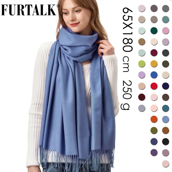 furtalk cashmere scarf women winter shawl pashmina shawl wraps soft warm blanket scarves foulard femme grey black khaki pink mx191022, Blue;gray
furtalk cashmere scarf women winter shawl pashmina shawl wraps soft warm blanket scarves foulard femme grey black khaki pink mx191022, Blue;gray