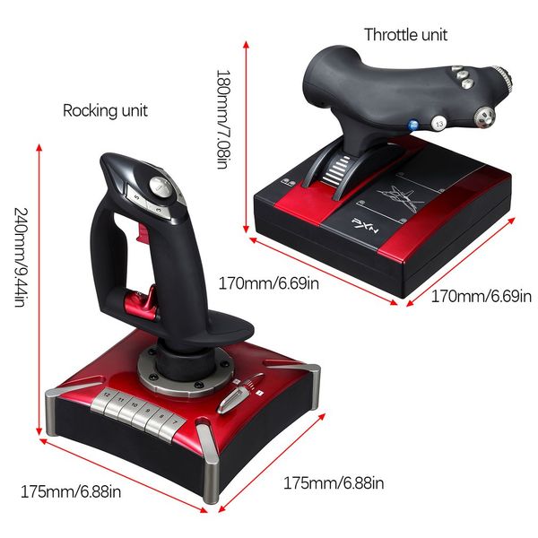 pxn-2119ii flight stick joystick usb simulator gamepad gaming controller fr pc
pxn-2119ii flight stick joystick usb simulator gamepad gaming controller fr pc