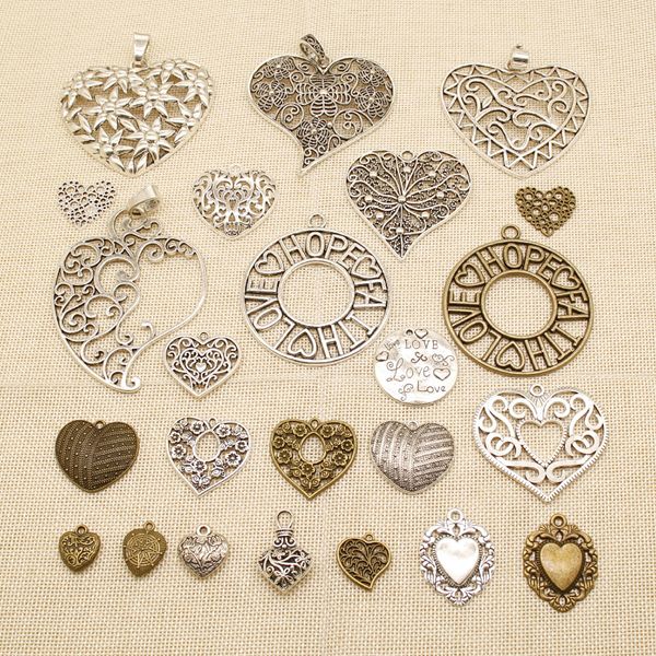 20 pieces mix jewelry findings components the empty flower heart love hope faith hj199, Bronze;silver
20 pieces mix jewelry findings components the empty flower heart love hope faith hj199, Bronze;silver