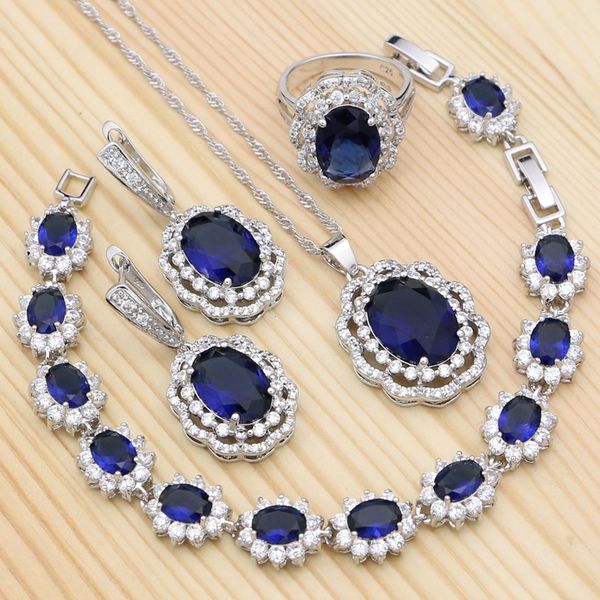 925 silver jewelry sets for women blue white cubic zirconia ring bracelet necklace pendant earrings sets jewelry kits
925 silver jewelry sets for women blue white cubic zirconia ring bracelet necklace pendant earrings sets jewelry kits