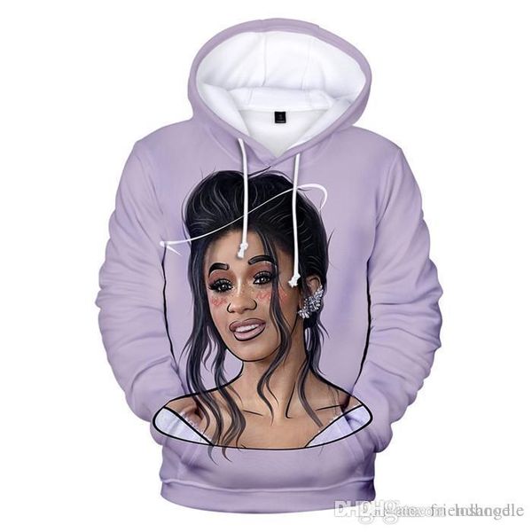 женский рэпер cardi b цифровой печать hat фуфайки красочной длинные рукава обычной o шея womens толстовка, Black
женский рэпер cardi b цифровой печать hat фуфайки красочной длинные рукава обычной o шея womens толстовка, Black