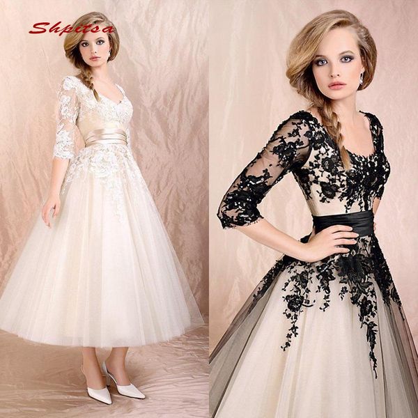 length lace cocktail dresses party with sleeves graduation women prom plus size coctail mini semi formal dresses, White;black
length lace cocktail dresses party with sleeves graduation women prom plus size coctail mini semi formal dresses, White;black