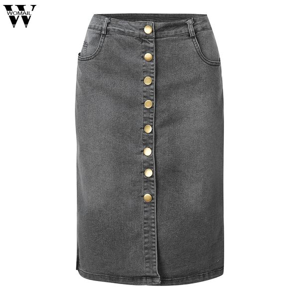womail new casual skirts womens fashion denim skirt button summer pencil split front open skirts for ladies dropship may24 falda, Black
womail new casual skirts womens fashion denim skirt button summer pencil split front open skirts for ladies dropship may24 falda, Black