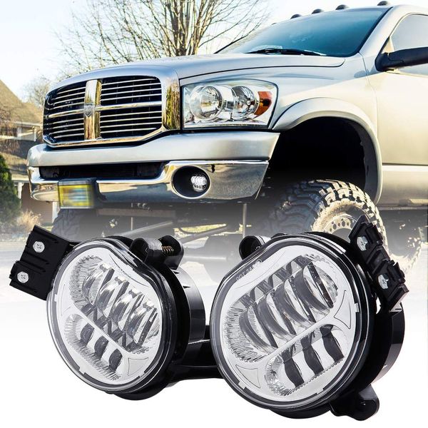 led fog lights lamps replacement for 2002-2008 dodge 1500 2003-2009 2500 3500 durango truck driver and passenger side
led fog lights lamps replacement for 2002-2008 dodge 1500 2003-2009 2500 3500 durango truck driver and passenger side