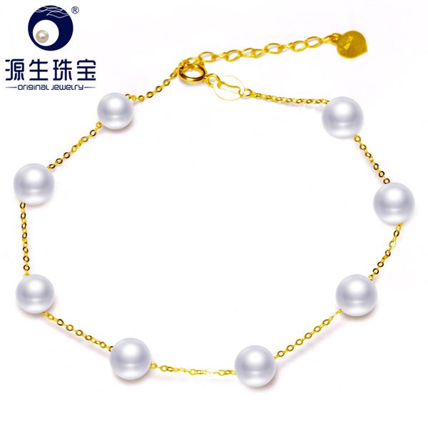 ys real 18k gold 5-6mm white pearl bracelet chinese freshwater pearl bracelet jewelry, Golden;silver
ys real 18k gold 5-6mm white pearl bracelet chinese freshwater pearl bracelet jewelry, Golden;silver