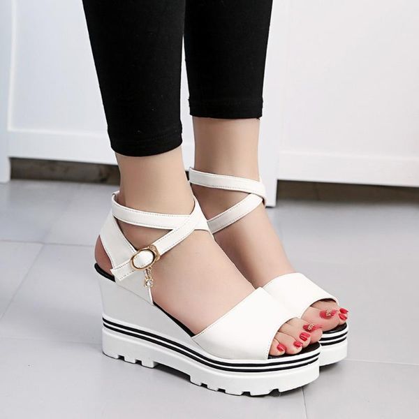 summer shoes woman platform sandals women soft leather casual open toe gladiator wedges trifle mujer women shoes wedges dropship, Black
summer shoes woman platform sandals women soft leather casual open toe gladiator wedges trifle mujer women shoes wedges dropship, Black
