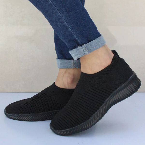 women shoes knitting sock sneakers women spring summer slip on flat shoes women plus size loafers flats walking krasovki famela f45, Black
women shoes knitting sock sneakers women spring summer slip on flat shoes women plus size loafers flats walking krasovki famela f45, Black