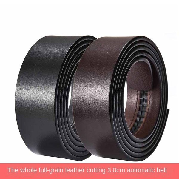3.0cm layer cowhide automatic headless men's leather automatic buckle belt body without buckle belt without head, Black;brown
3.0cm layer cowhide automatic headless men's leather automatic buckle belt body without buckle belt without head, Black;brown