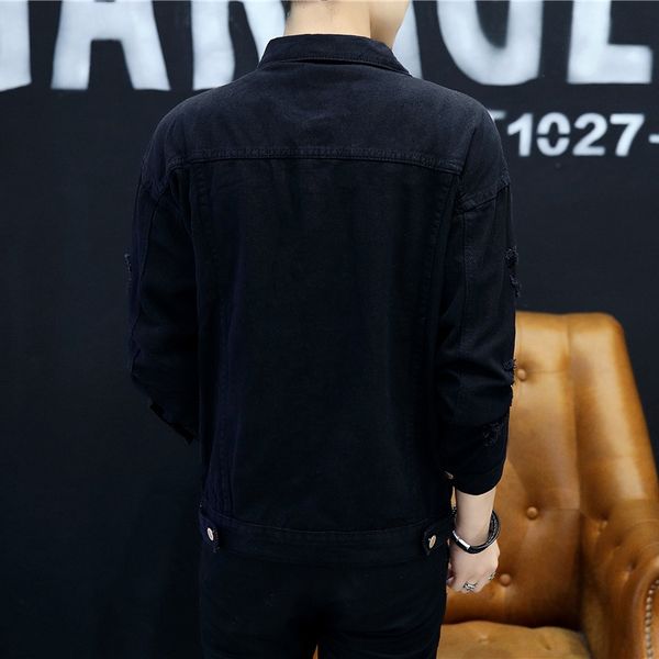 men's jackets 2021 hollow jeans jacket army green self-cultivation leisure male students korean fashion clothes mp459, Black;brown
men's jackets 2021 hollow jeans jacket army green self-cultivation leisure male students korean fashion clothes mp459, Black;brown