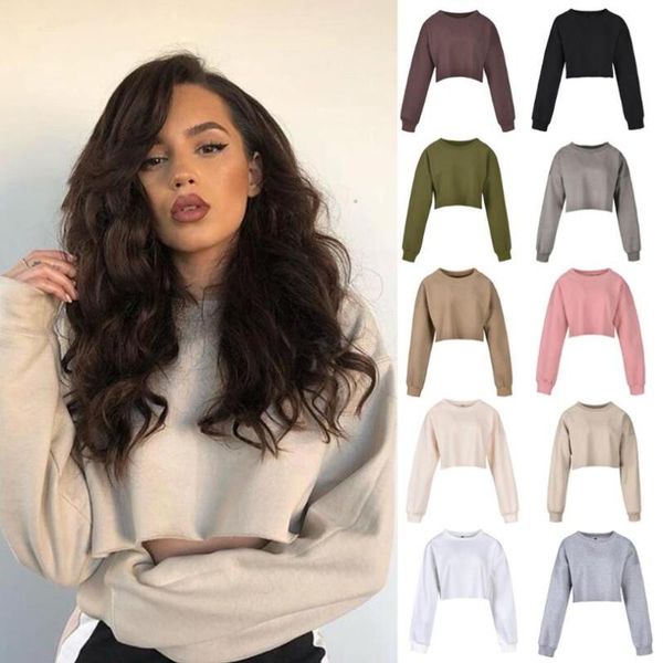 loose pullover sweatshirt solid o-neck crop women long sleeve crop sweatshirt women multicolor gothic clothes 2020 new, Black
loose pullover sweatshirt solid o-neck crop women long sleeve crop sweatshirt women multicolor gothic clothes 2020 new, Black