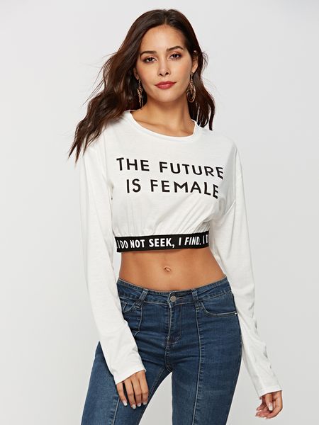 new antumn crew neck print word и втулки черные нормальных ленты short даст shirt casual и мода в жизни бесплатной доставки, White
new antumn crew neck print word и втулки черные нормальных ленты short даст shirt casual и мода в жизни бесплатной доставки, White